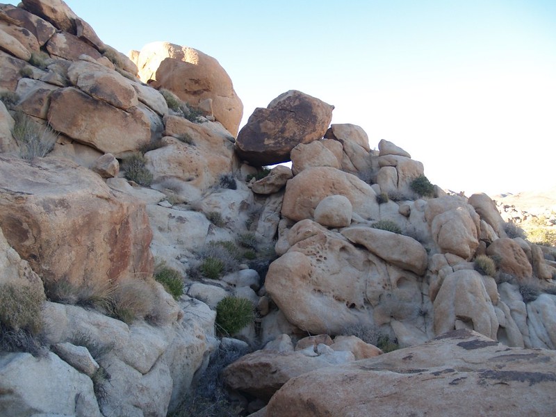 Climbing Indian Hill - Granite Boulders Everywhere