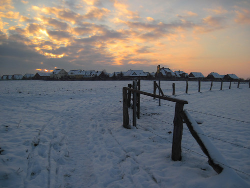 schnee winter snow fence evening abend zaun wismar mecklenburgvorpommern mecklenburgwesternpomerania wendorf ostseeblick hinterwendorf