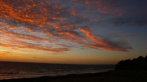 sunset sea newzealand sky beach clouds coast wanganui castlecliff mmt