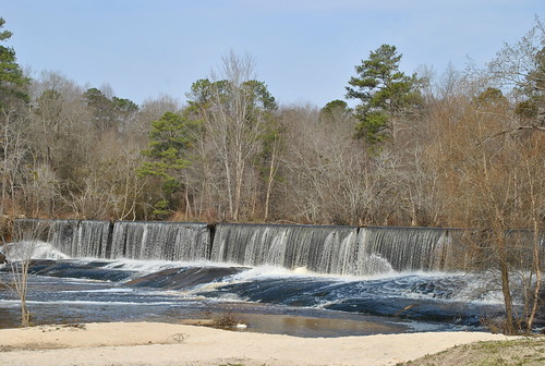 park waterfall littleriver milldam
