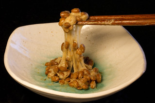 Nattō (aka rotten soybeans)