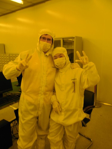 working in clean room