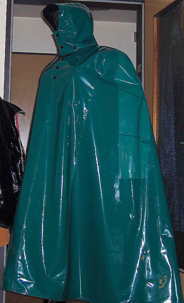 New shiny double sided vinyl winter cape5 - a photo on Flickriver