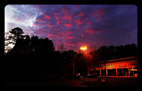 camera sunset red clouds iphone4