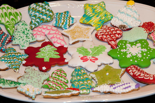 christmas holiday cookies woodland washington plate wa icing decorate frosting decorated canonef70200mmf28lisusm canoneos5dmarkii canon5dmarkii