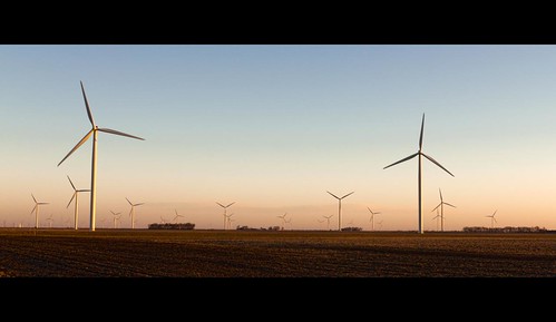 sky cinema field rural sunrise indiana windfarm windturbines 2391 brookston horizonwindenergy cinemaaspectratio meadowlakewindfarm