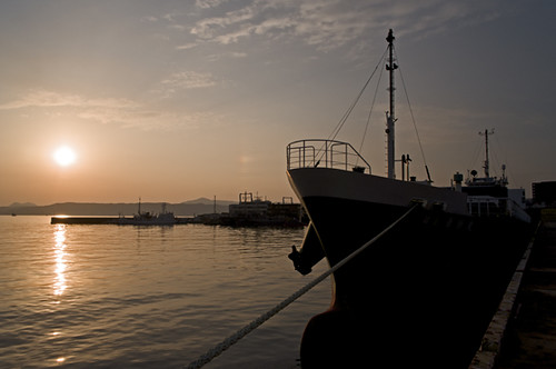 sunset japan port ricoh kure gxr