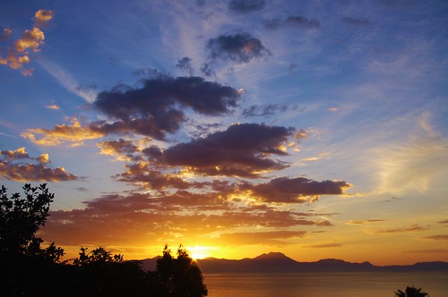 panorama sunrise pentax alba napoli naples kx