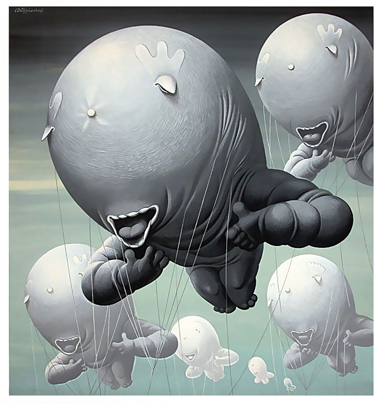 ... barrage balloon- Boris Artzybasheff