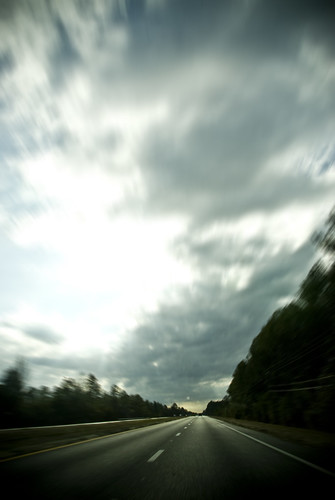 road travel trees sky blur lines clouds drive highway empty traveling sr20 passinglane stateroad20 mattgerlachphotography