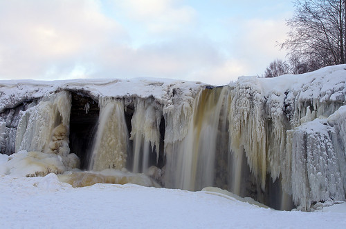 snow ice water river waterfall estonia pentax lumi juga vesi eesti jää k7 jägalajuga jägalajõgi