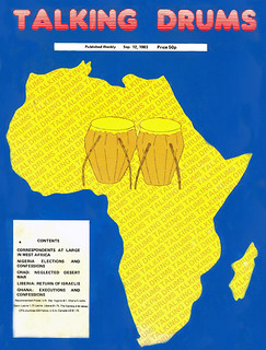 talking drums 1983-09-12 Inaugural edition Nigeria elections and confessions - Ghana Executions and Confessions - Chad neglected desert war