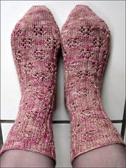 Mochaberry Brambles Socks, perfect fit