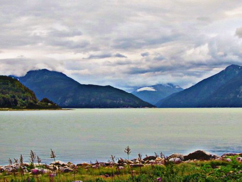 mountains alaska clouds haines inlet hdr smalltown chilkoot wildflowerd