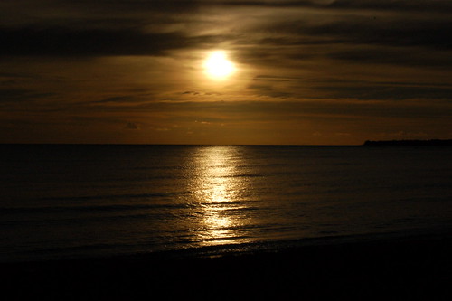 sunset sea sky sun reflection water night ripples tobago tobagosunset