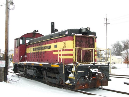 railroad train pc pennsylvania central indiana terminal penn cr sw8 prr conrail kendallville emd ktr16