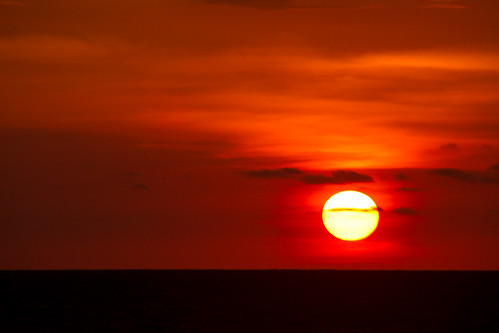 sunset puerto atardecer ecuador playa cayo manabi