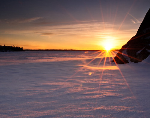 winter sunset snow landscape nikon shift manitoba tilt whiteshellprovincialpark westhawklake d3s nikon24mmf35pce