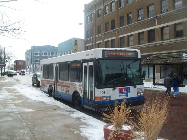 Galesburg Transit bus - Route 2/Green