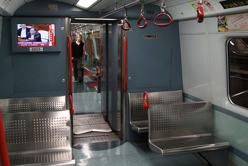 Inter-carriage doors of a Metro Cammell EMU