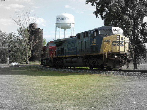 railroad ohio trains toledo csx subdivision deshler cp8541 csx441