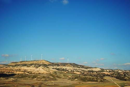españa landscape spain windmills castilleyleon