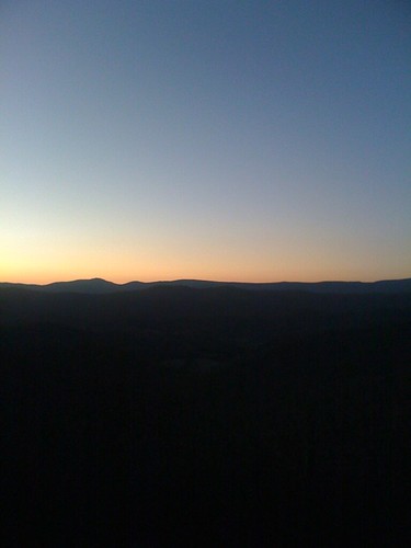 sunset mountains virginia