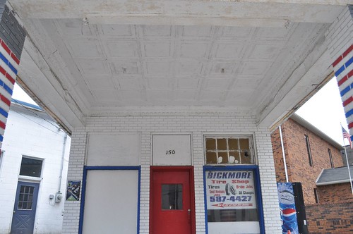 building architecture retro gasstation wv clay vinage servicestation tinceiling downtowns claywv