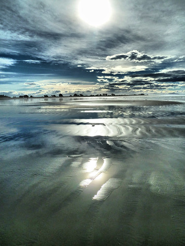 ocean sea newzealand christchurch seascape coast sand pacific awesome dramatic canterbury coastal nz southisland ripples lowtide seashore hdr stevetaylor