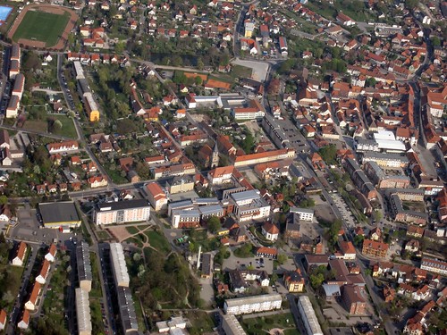 city germany deutschland aerialview stadt luftbild karfreitag 2011 hildburghausen segelflug aerialpicture airpicture 2242011 libellenflug