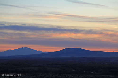 pink blue sunset orange newmexico southwest yellow clouds twilight desert albuquerque hardrockhotel bernalillocounty