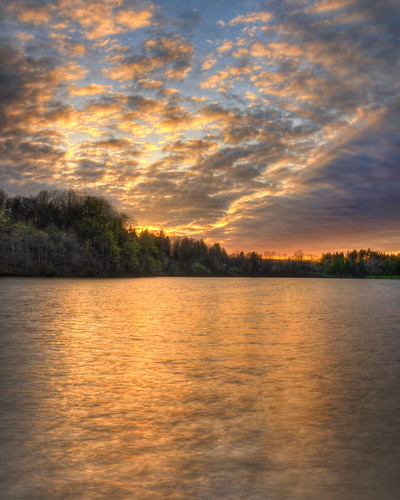 sunset ohio lake nature water landscape nikon hdr hinckley medinacounty photomatix clevelandmetroparks tonemapped hdrsunset nikond90 hinckleyreservoir