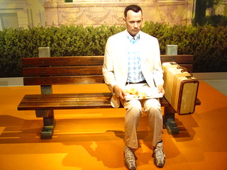 Tom Hanks/Forrest Gump figure at Madame Tussauds Hollywood