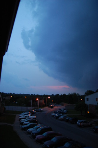 sunset sky rain weather wall clouds sundown tornado looming violent