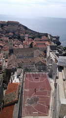 view from the city walls