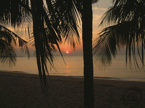 sunset beach thailand