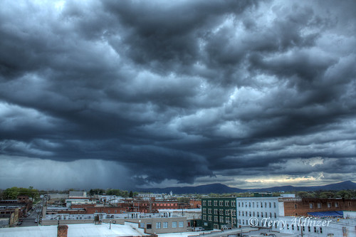 sky storm mountains clouds buildings photography spring downtown artist view terry aldhizer