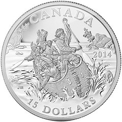 Exploring Canada Voyageurs coin