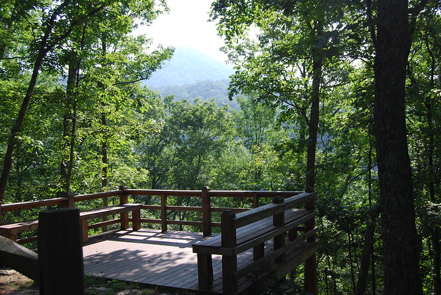 Stop at this scenic lookout along the trail