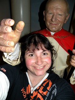Jenn and Pope John Paul II - dscn1457