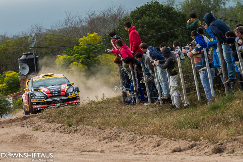 WRC Teams compete in shakedown of Rally Argentina 2014