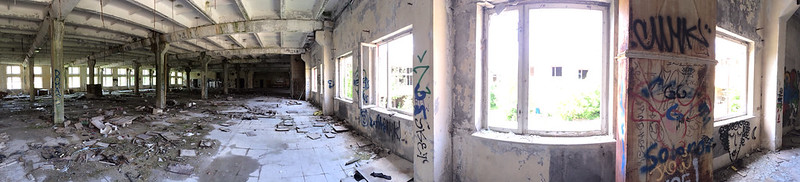 Abandoned textile factory