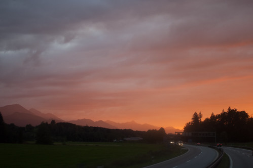 sunset clouds germany bayern deutschland bavaria sonnenuntergang wolken grabenstätt daltusreisengmbh