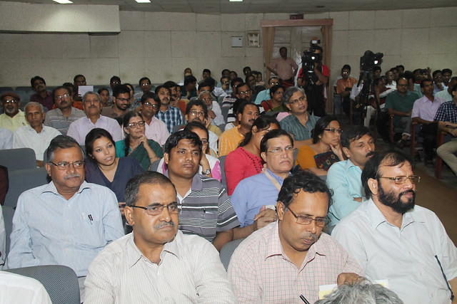 Audience of the Status of Muslim in West Bengal report release programme at Indian Science Congress Association Auditorium Hall, Park Circus on 31st May, 2014. (pix: Khalidur Rahim)