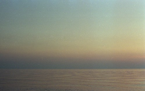 bear blue sleeping sunset vacation sky orange lake film evening peace michigan dunes peaceful minimal 1989 1980s