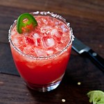 Spicy Jalapeño & Watermelon Margarita