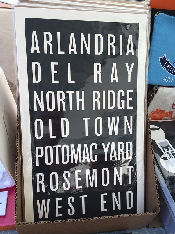 Alexandria, Virginia Neighborhoods Poster