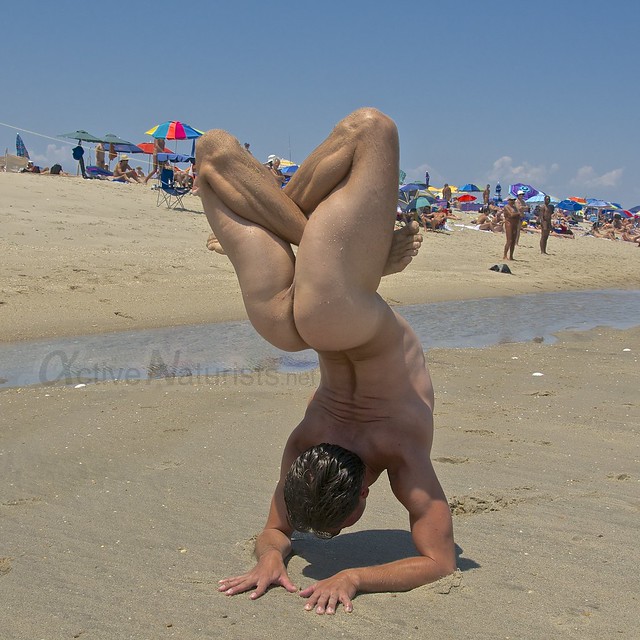 naturist yoga 0004 Sandy Hook, NJ, USA