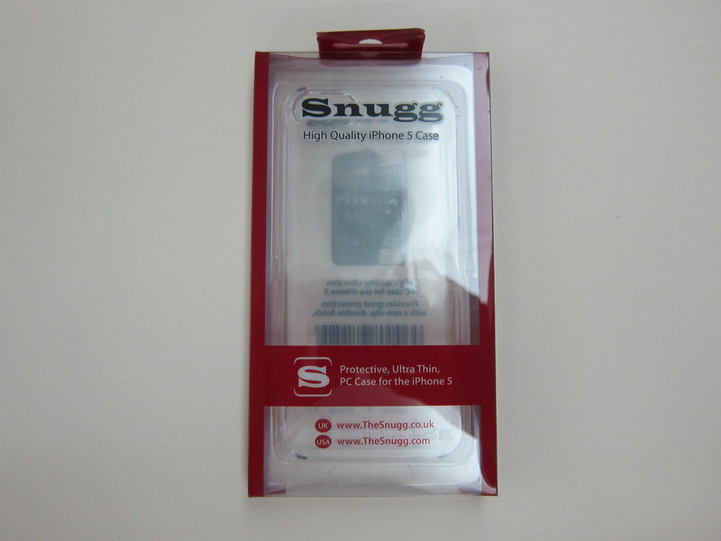 Snugg iPhone 5s Ultra Thin Clear Case - Packaging Front