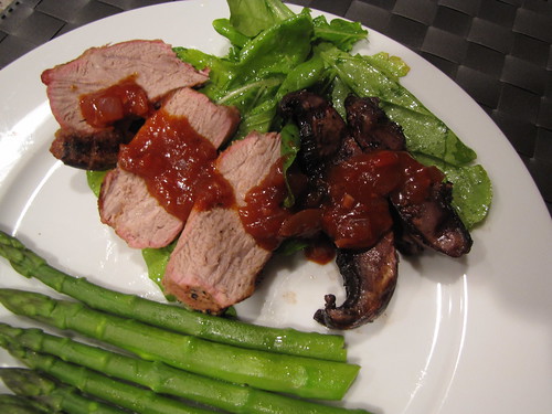 Pork Tenderloin with Roasted Red Pepper Coulis
